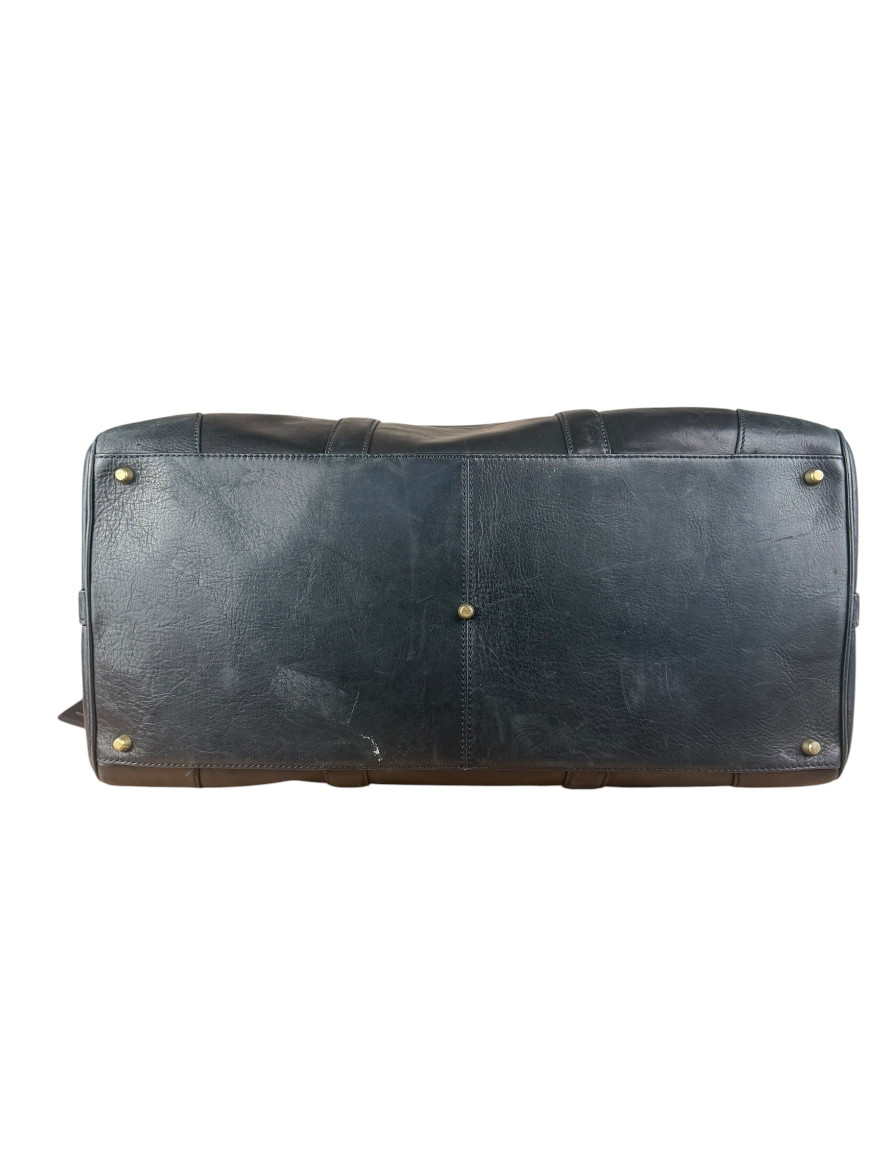 Coach Black Leather Large Duffle