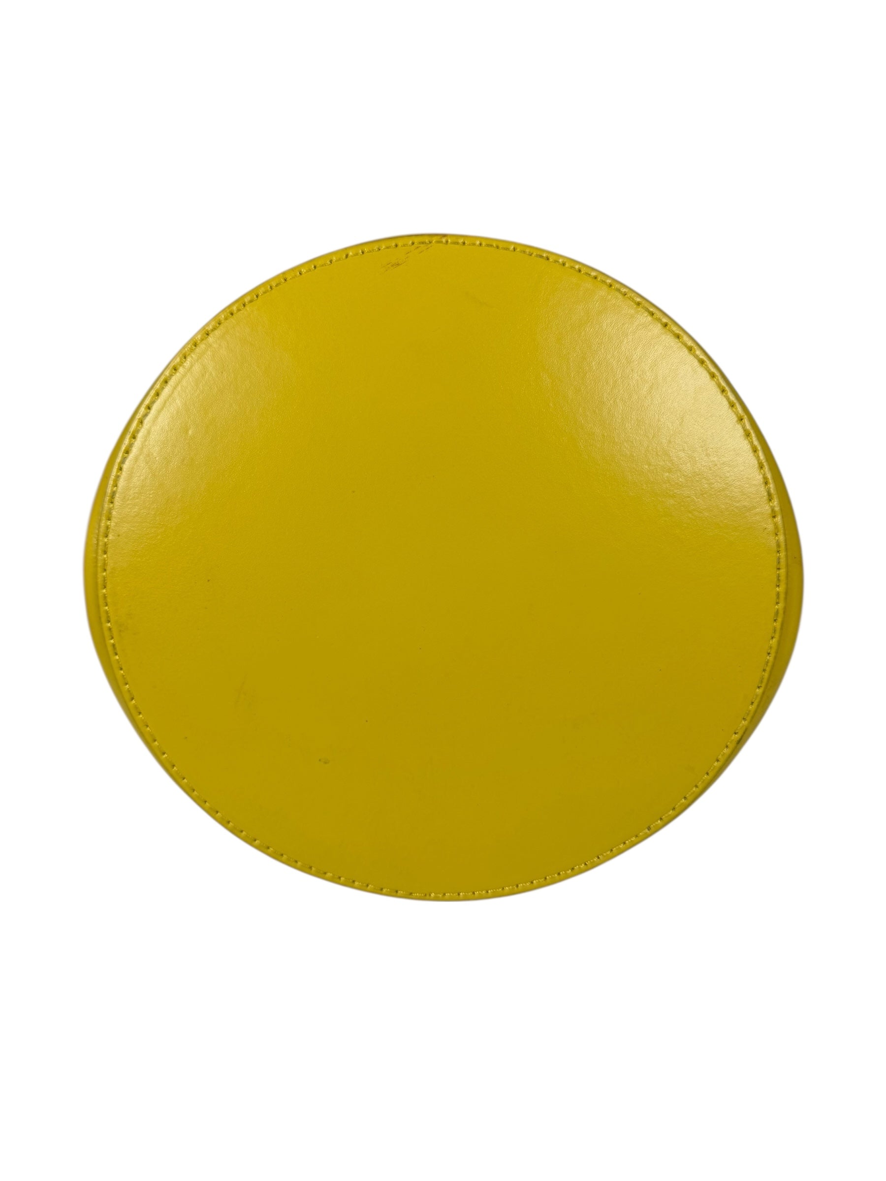 Marni Tropicalia Mini Bucket Bag Raffia with Yellow Trim