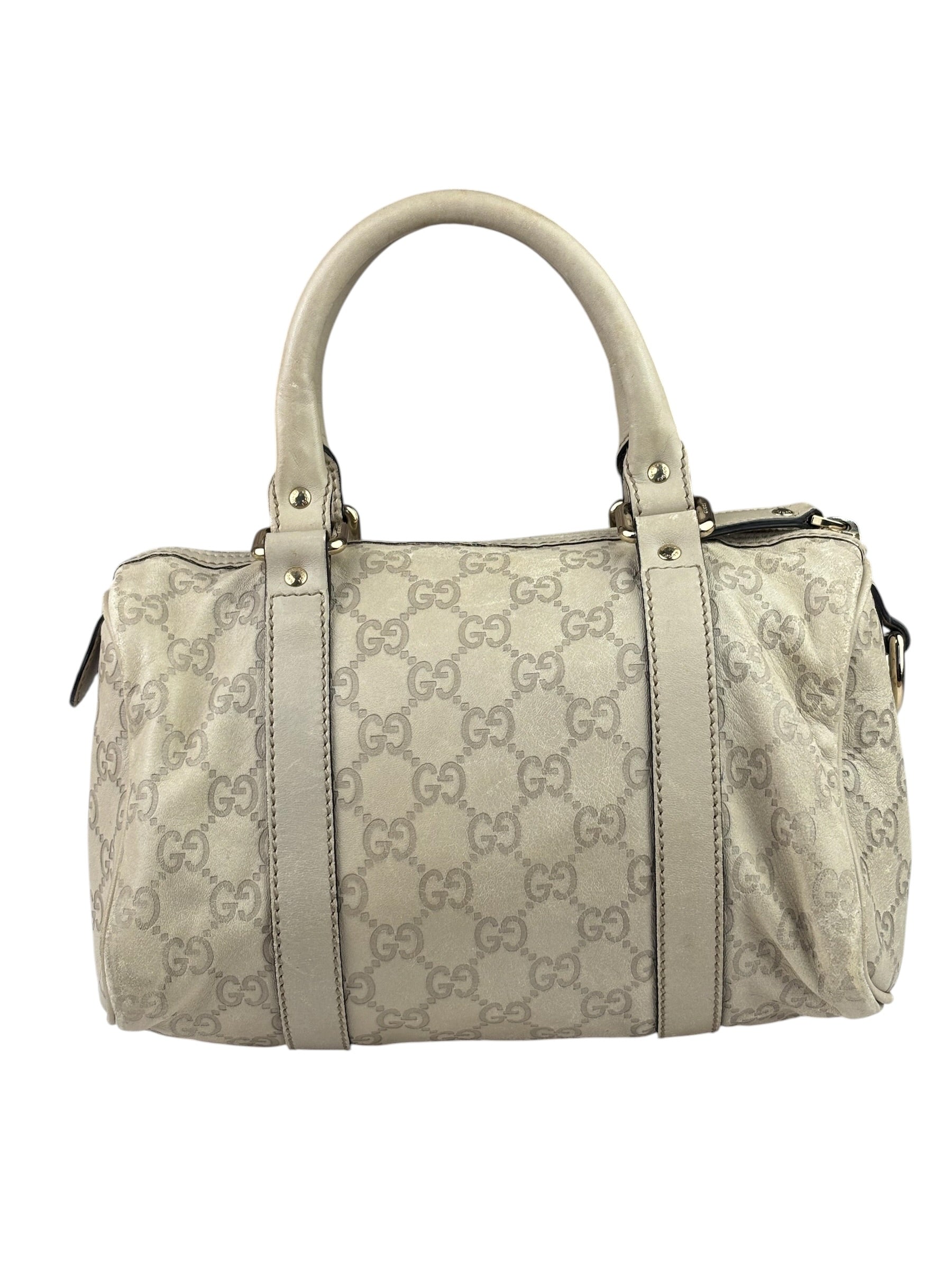 Gucci GG Supreme Leather Mini Boston Bag