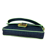 Fendi Denim Baguette NM 2Way Handbag