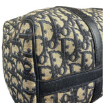 Christian Dior Vintage Navy Blue Trotter Boston Bag