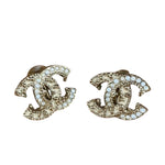 Chanel Vintage CC Logo Clip-On Earrings