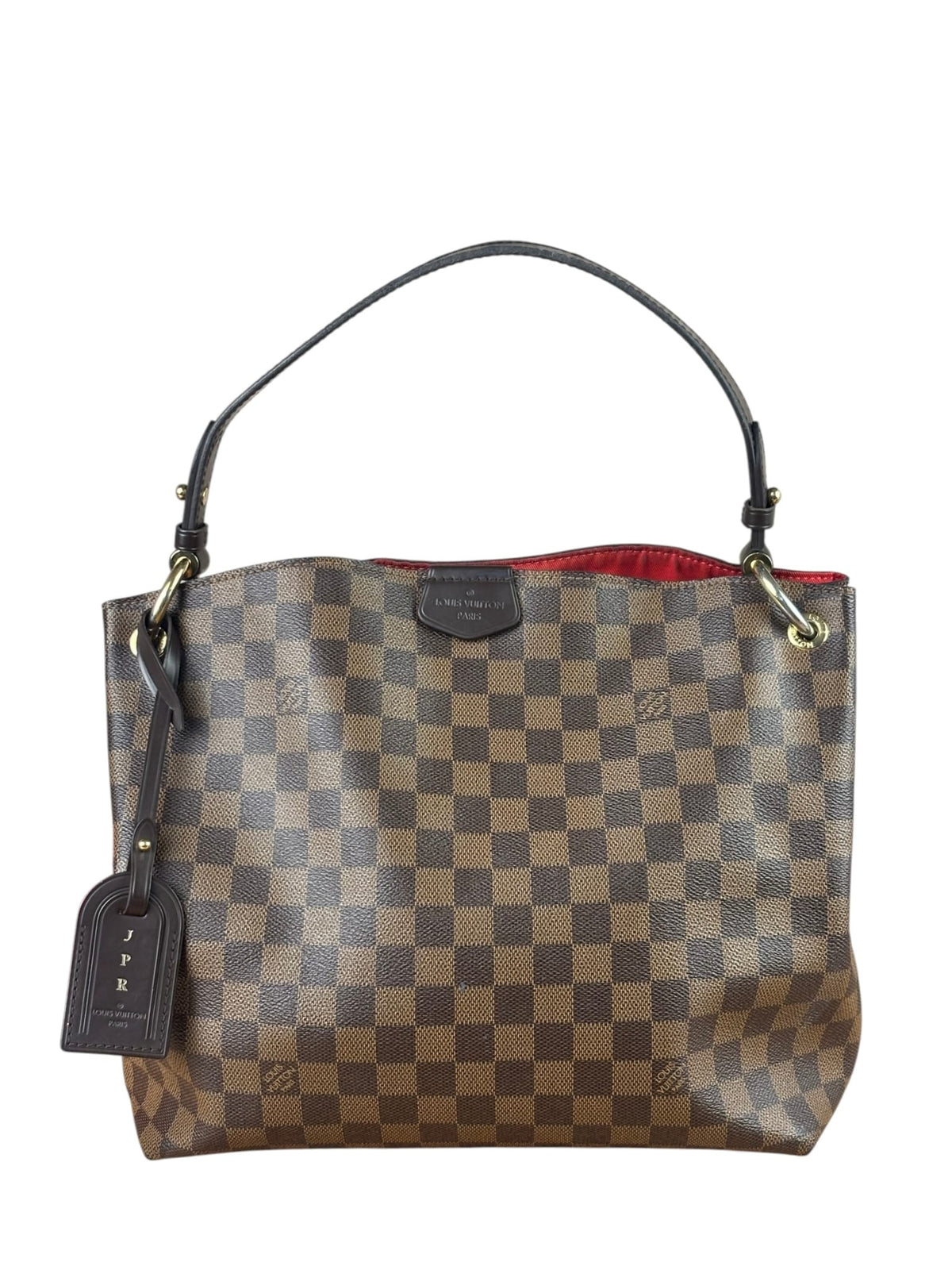 Louis Vuitton Damier Ebene Graceful Hobo Bag PM