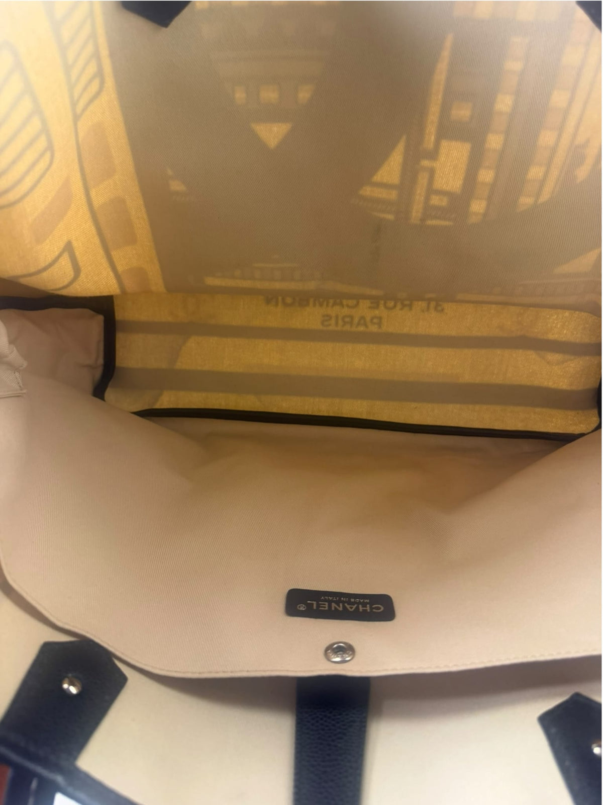 Chanel Colorblock Leather Le Train Shopping Tote 2006