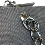 Chanel Vintage Canvas & Leather Chocolate Bar Fold-Over Tote Bag