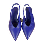 Hermes Intime 55 Leather Slingback Pumps