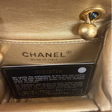 Chanel Black Quilted Leather Kiss-Lock My Crush Micro Bag 2020