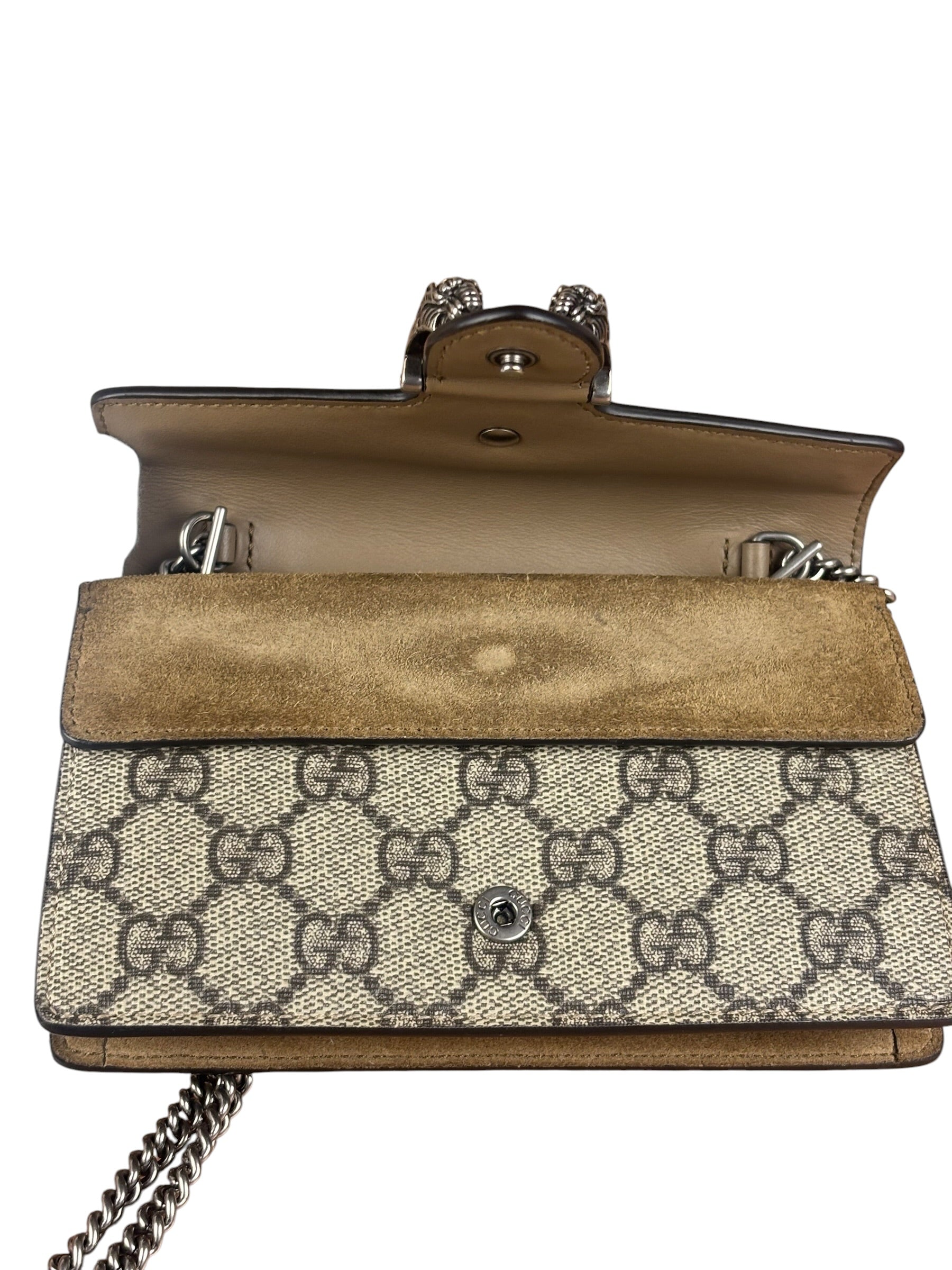 Gucci GG Supreme Monogram Mini Dionysus Shoulder Bag