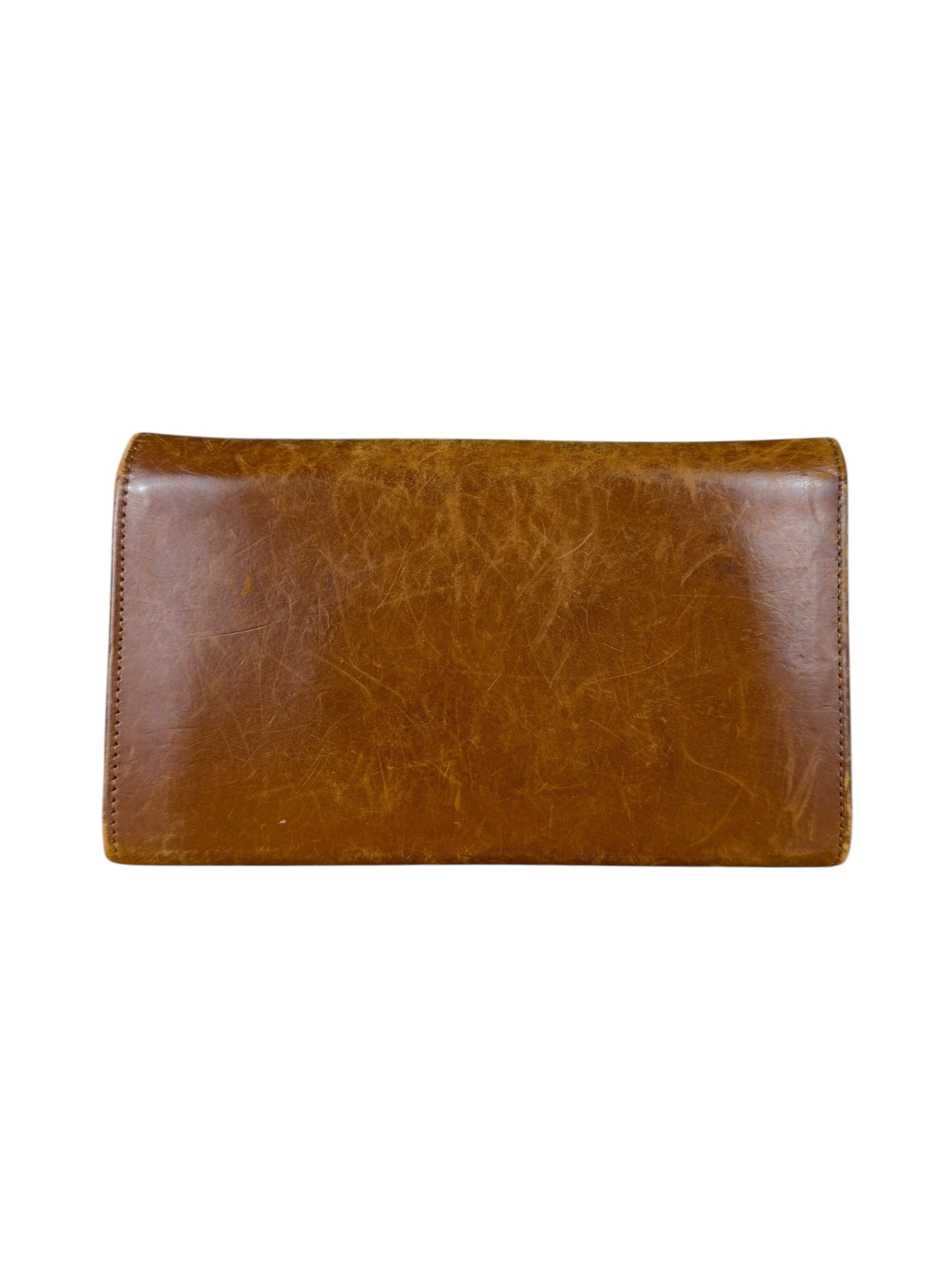 Coach Vintage Brown Leather Long Wallet