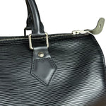 Louis Vuitton Black Epi Speedy 25