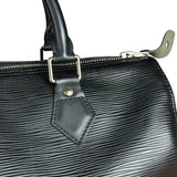 Louis Vuitton Black Epi Speedy 25