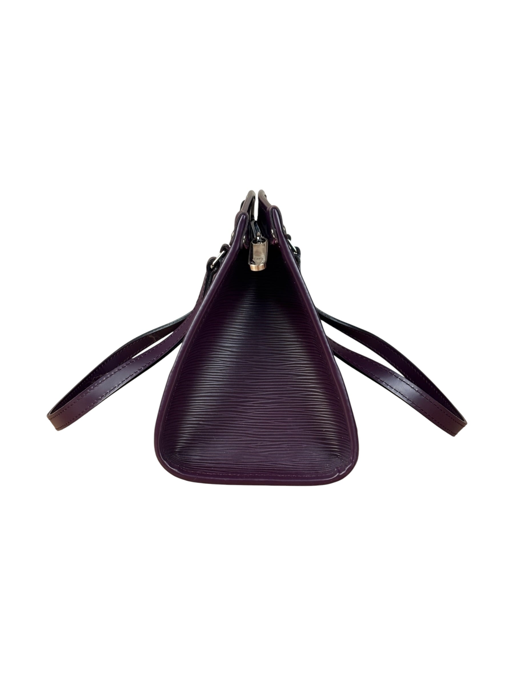 Louis Vuitton Purple Madeleine Epi Leather HandBag