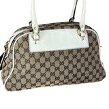 Gucci GG Canvas Trophy Boston Bag