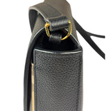 Burberry Black Leather Trim House Hampshire Crossbody