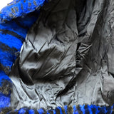 Vintage Blue/Black Dyed Spotted Fox Fur Coat