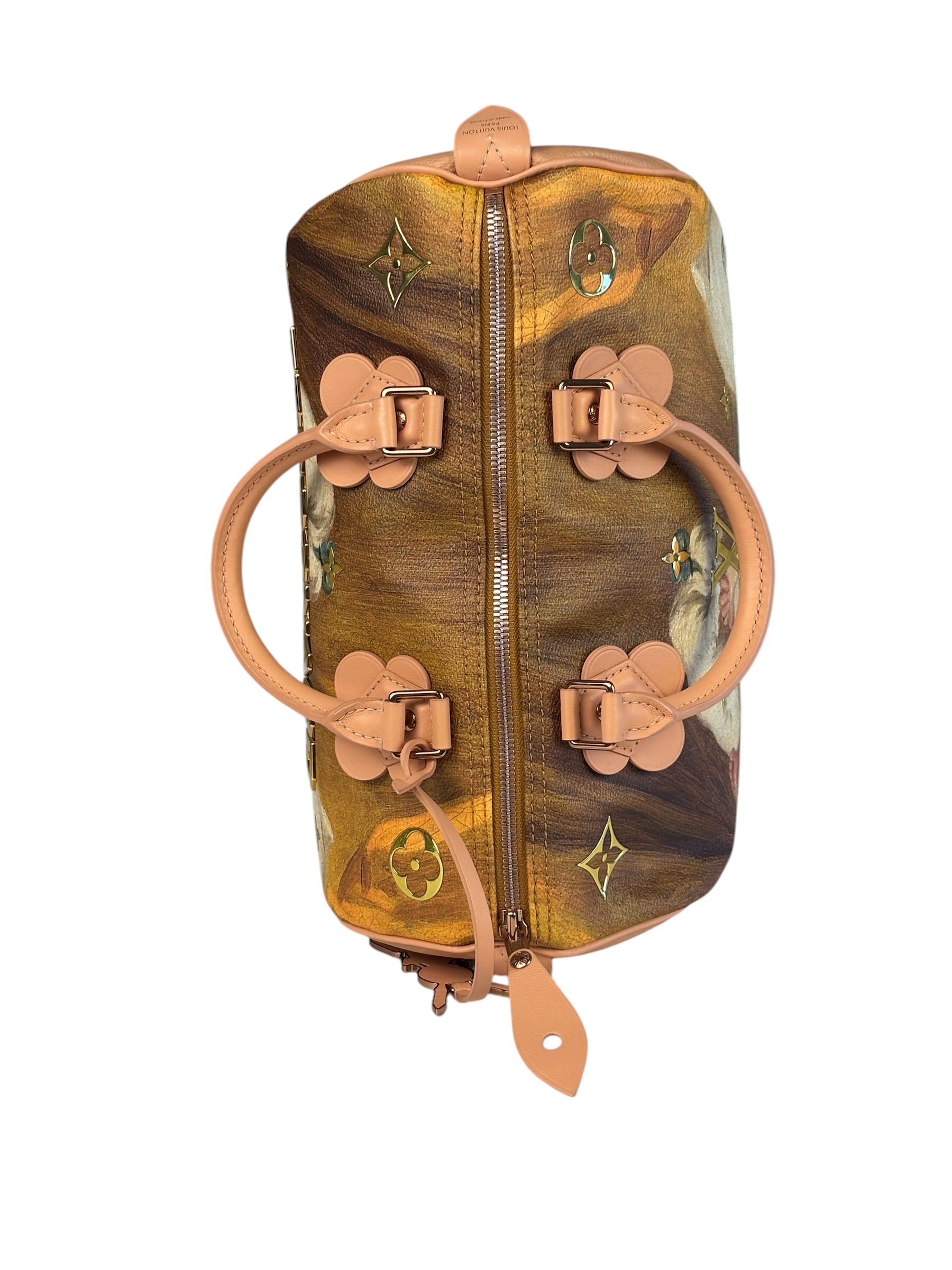 Louis Vuitton x Jeff Koons Master Faronard Peach Speedy 30
