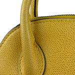 Celine Yellow Leather Dome 2Way Handbag