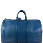 Louis Vuitton Vintage Blue Epi Leather Keepall