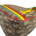 Christian Dior Vintage Monogram Rasta Trotter Messenger Bag