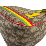 Christian Dior Vintage Monogram Rasta Trotter Messenger Bag