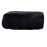Chanel Beauty Soft Black Zip Cosmetic Pouch