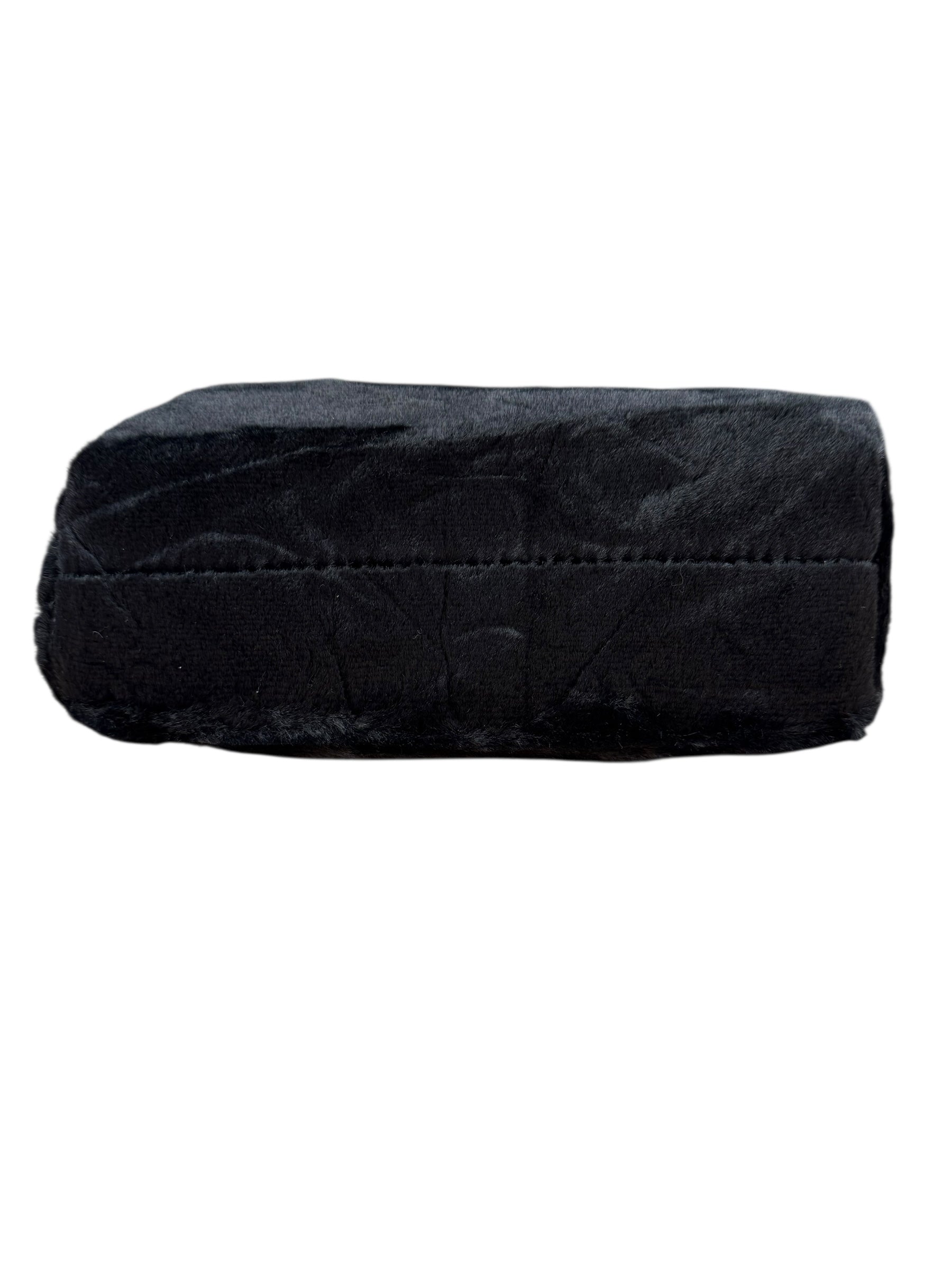 Chanel Beauty Soft Black Zip Cosmetic Pouch