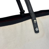 Chanel Black/White Leather Trim Whistle Charm 5x5=CC 2014