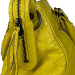Balenciaga Yellow Leather Classic City Bag