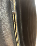 Gucci Black Interlocking G Leather Wallet on Chain