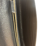 Gucci Black Interlocking G Leather Wallet on Chain