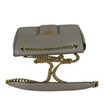Prada Grey Saffiano Leather Cuir Pattina Crossbody