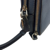 Prada Navy Blue Leather Camera Bag