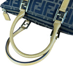 Fendi FF Canvas Top Handle Zip Tote