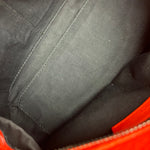 Balenciaga Red Leather Infanta Mini Boston Bag