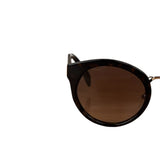 Prada Dark Tortoise Round Frame Sunglasses SPR 06T