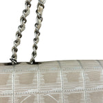 Chanel Vintage Beige Travel Line Classic Flap 2001