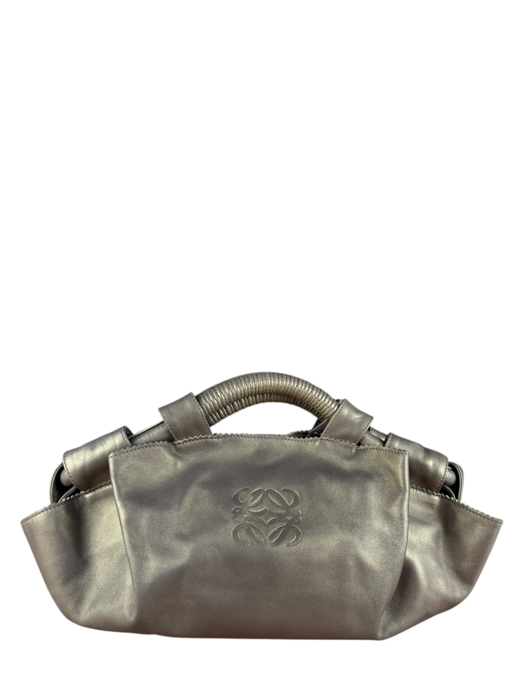 Loewe Metallic Gold Nappa Aire Leather Handbag