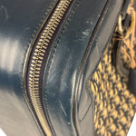 Christian Dior Vintage Navy Oblique Travel Bag