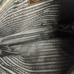 Prada Shoulder Bag Green Canvas Strap