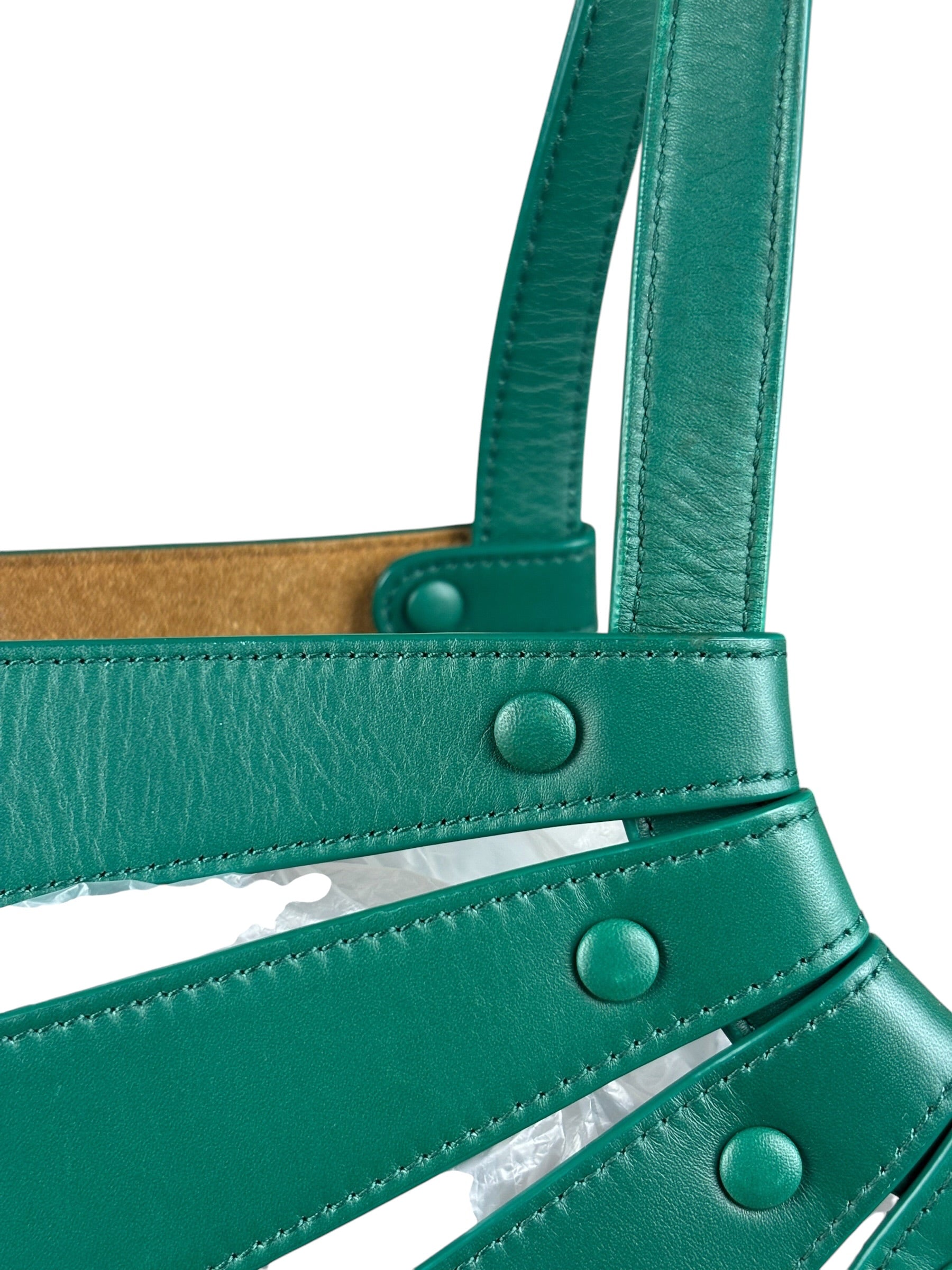 Bottega Veneta Leather Shell Shoulder Bag
