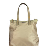 Prada Vintage Beige Nylon Top Handle Bag