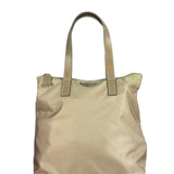 Prada Vintage Beige Nylon Top Handle Bag