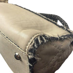 Chanel Cream Lambskin Funny Tweed Flap Bag 2009