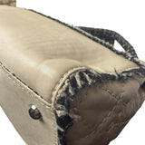 Chanel Cream Lambskin Funny Tweed Flap Bag 2009