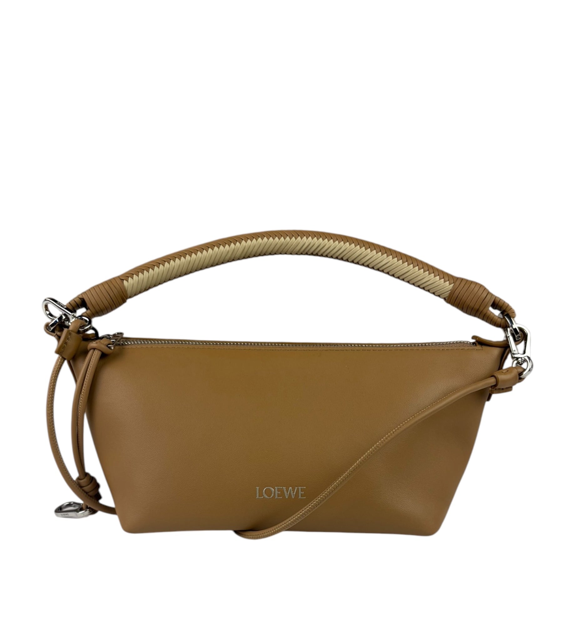 Loewe Beige Lambskin Cala Mini Two-Way Bag