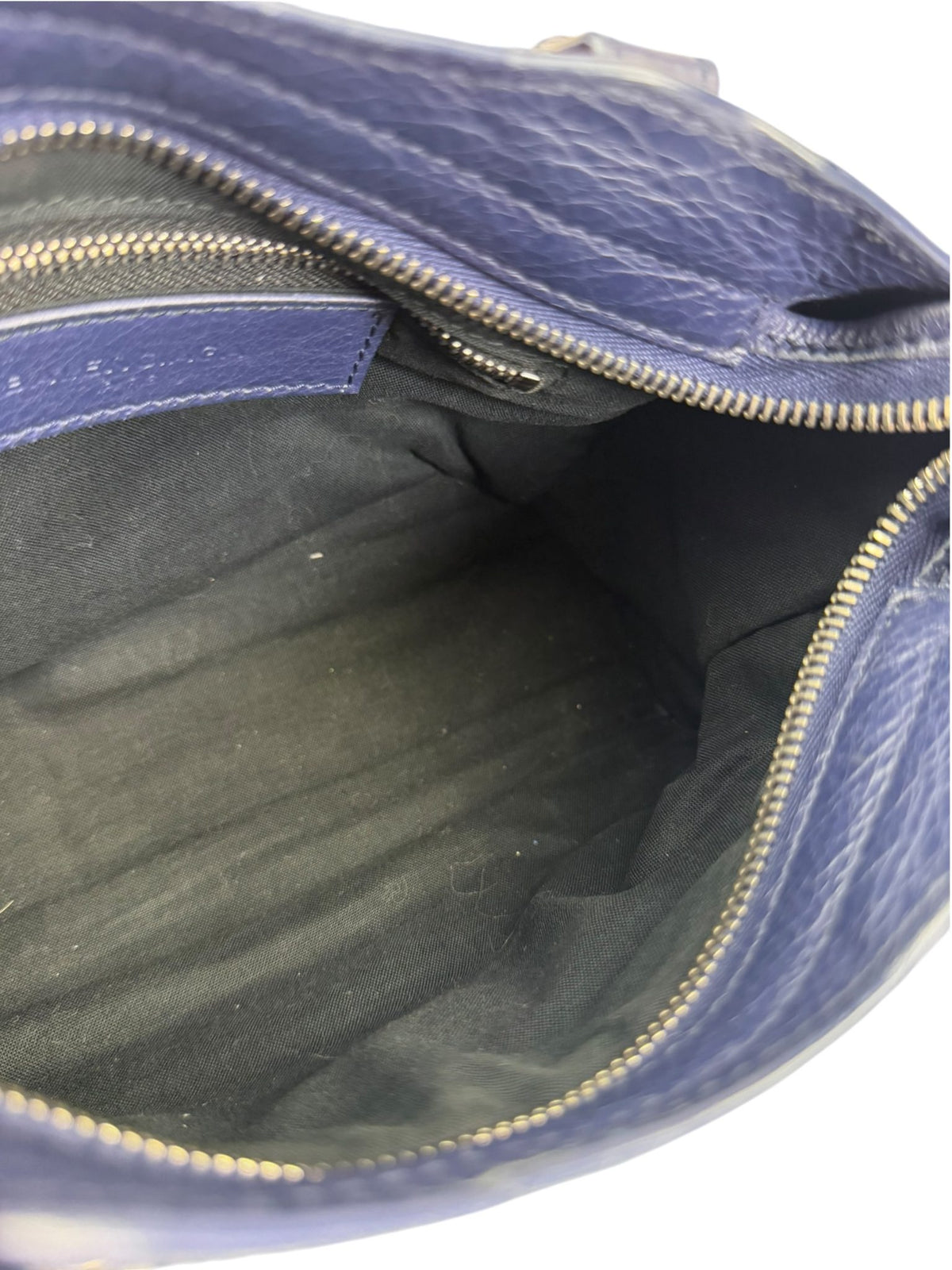 Balenciaga Navy Blue Mini City Bag