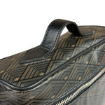 Metier Brown Leather Long Haul Toiletry Bag
