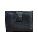Prada Black Saffiano Leather Compact Wallet