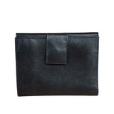 Prada Black Saffiano Leather Compact Wallet