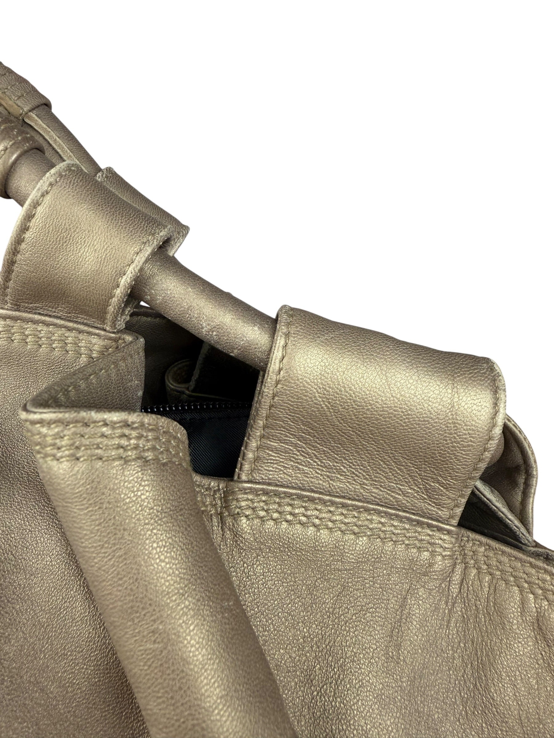 Loewe Vintage Gold Nappa Aire Hobo/Tote Bag